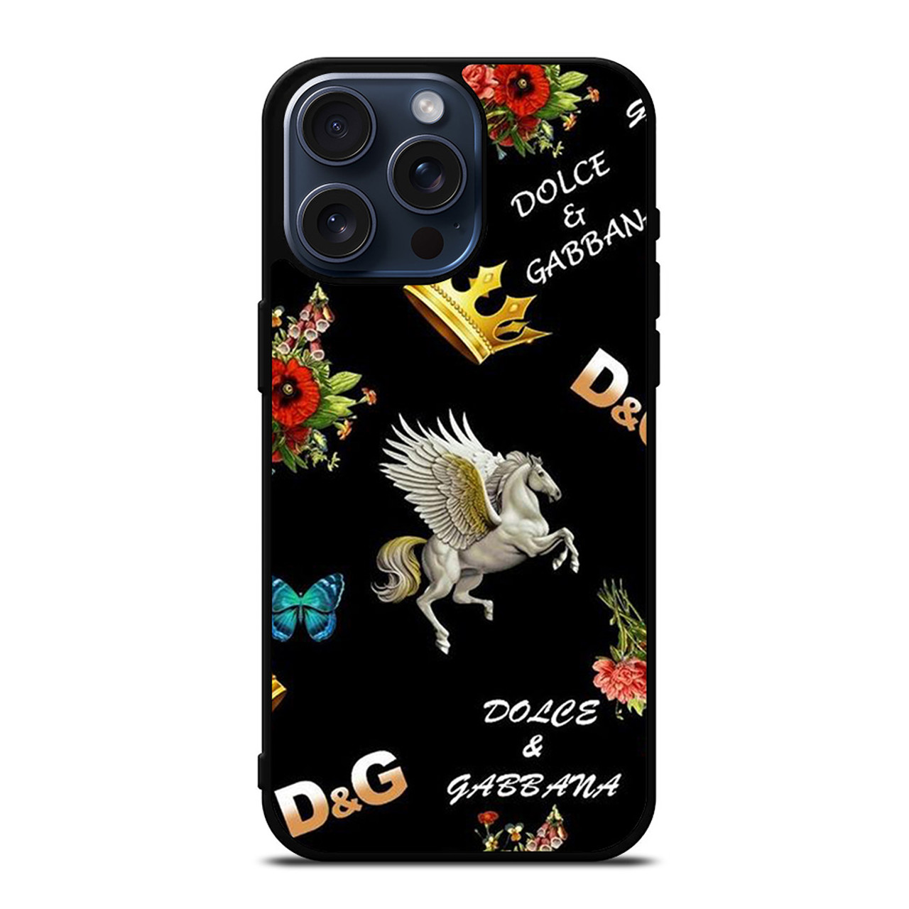 DOLCE AND GABBANA LUXURY PATTERN iPhone 15 Pro Max Case Cover